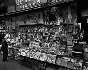 Newsstand, New York, 1941